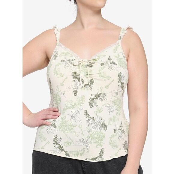 Tinker Bell Filigree Tank Top Plus Size 1 - Picture 1 of 8